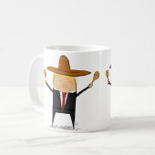Mexikaner-Donald- TrumpTasse Kaffeetasse (Vorderseite Links)