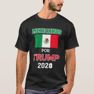 Mexikaner für Trump 2024 Pro Trump Gift Mexicanos  T-Shirt