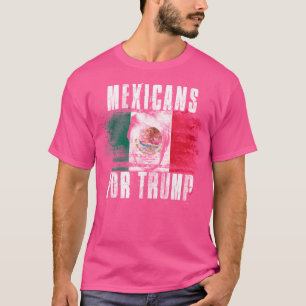 Mexikaner für Trump - Patriotische Flagge Trumps 2 T-Shirt