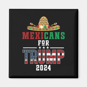 Mexikaner Für Trump Usa-Flagge Wählen Republikanis Magnet