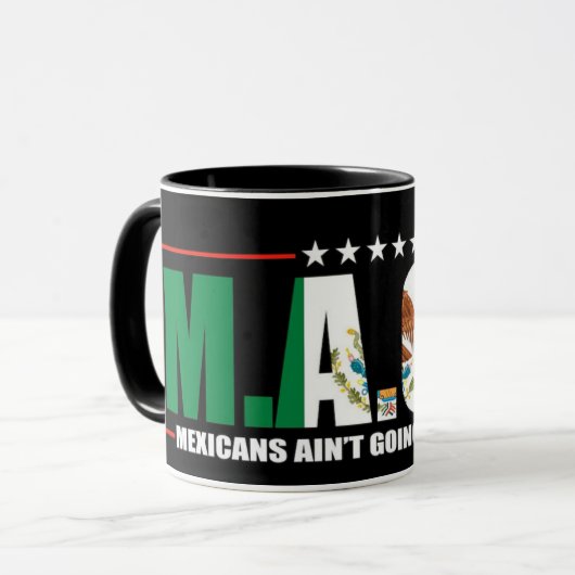Mexikaner gehen nirgends hin tasse (Vorderseite Links)