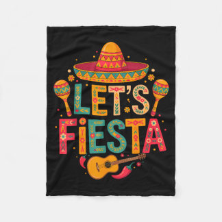 Mexikaner lässt Fiesta lustige Gitarre Cinco de Ma Fleecedecke
