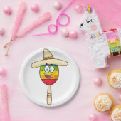 Mexikaner Maraca PapierTeller (Party)