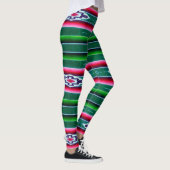 Mexikaner Sarape Muster Leggings (Rechts)