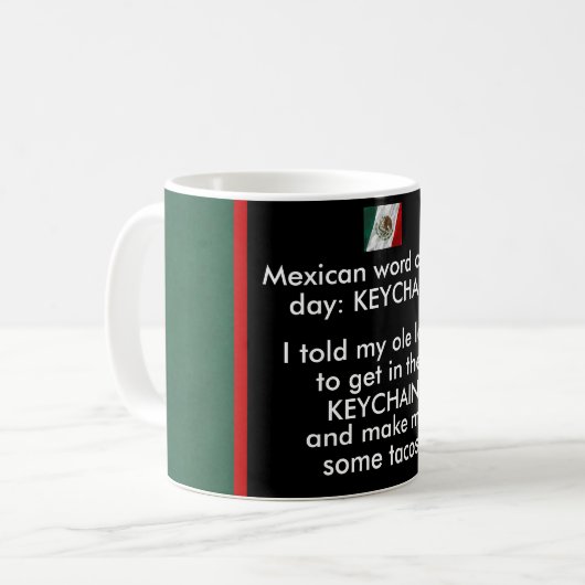 Mexikaner sind wie… kaffeetasse (Vorderseite Links)
