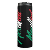 Mexikaner - Stolz Mexikos und Mexikos Thermosbecher (Rückseite)