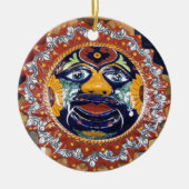 Mexikaner-Talavera-Artsonne Keramik Ornament (Vorne)