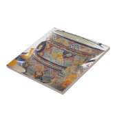 Mexikaner-Talavera-Arttonwaren Fliese (Seite)