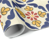 Mexikaner-Talavera-Fliese Geschenkpapier (Rolleneckpunkt)