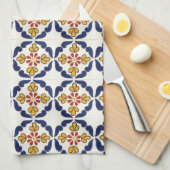 Mexikaner-Talavera-Fliese Handtuch (Viertel Falte)