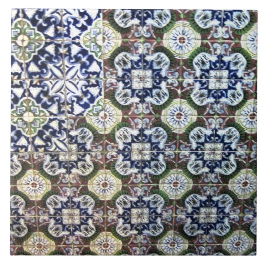 Mexikaner-Talavera-Fliesenentwurf Fliese (Vorderseite)