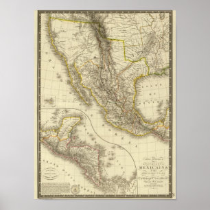 Mexikaner Vereinigte Staaten, Mittelamerika Poster