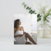 Mexikanerin im Bett Postkarte (Stehend Vorderseite)