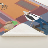 Mexikanerin mit einem Esel in der Stadt Sherpadecke (3/4)