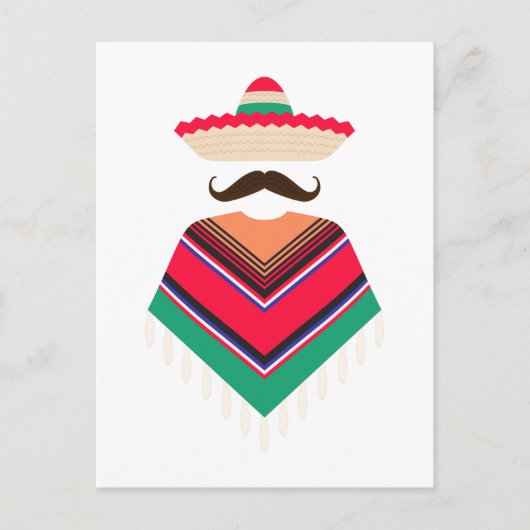 Mexikanerin Postkarte (Vorderseite)