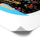 Mexikanerin, Tehuana Matryoshka Poster (Ecke)