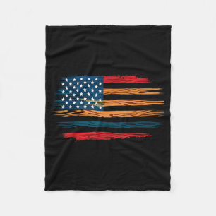 Mexikanisch amerikanische USA-Flagge Serape Cinco Fleecedecke