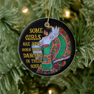 Mexikanisch einige Mädchen sind einfach Geboren mi Keramik Ornament