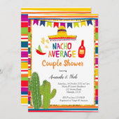 Mexikanisch farbenfrohe Nacho Durchschnittliche Du Einladung (Vorne/Hinten)