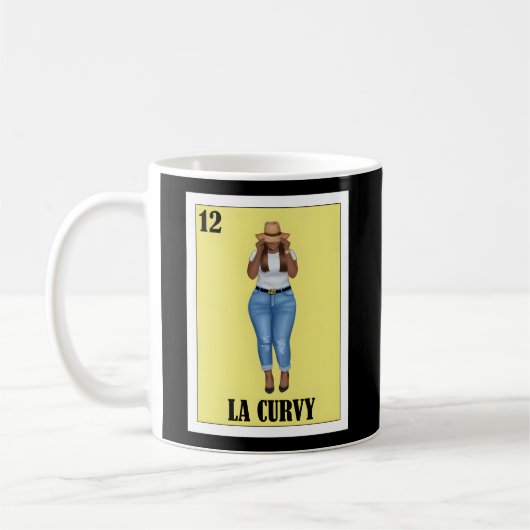 mexikanisch für Big La Curvy Kaffeetasse (Links)