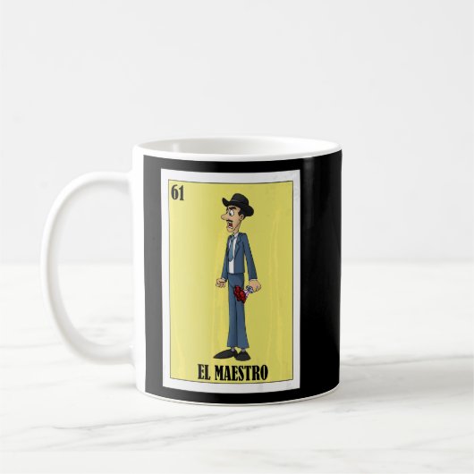 mexikanisch für Lehrer El Maestro Kaffeetasse (Links)