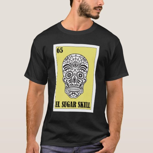 Mexikanisch für Partys El Sugar Skull 1 T-Shirt (Vorderseite)