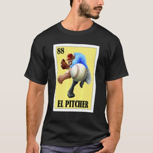 Mexikanisch für Pitcher El Pitcher T-Shirt (Vorderseite)