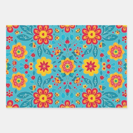 mexikanisch geschenkpapier set (Vorderseite 2)