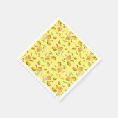 mexikanisch-hispanische Küche Tacos Tequila Serviette (Ecke)