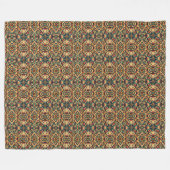 mexikanisch Inspiriertes Design mehrfarbig Fleecedecke (Vorderseite (Horizontal))