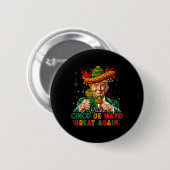 Mexikanisch Lass Cinco De Mayo wieder großartig we Button (Vorne & Hinten)