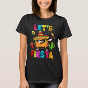 Mexikanisch Lass Fiesta Lustig Taco Dabbing Cinco T-Shirt