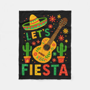Mexikanisch lässt Fiesta Gitarre Cinco de Mayo Fleecedecke