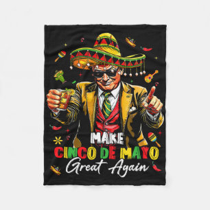 Mexikanisch machen Cinco De Mayo Great wieder lust Fleecedecke