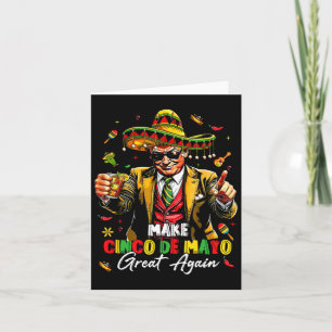 Mexikanisch machen Cinco De Mayo Great wieder lust Karte