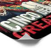 Mexikanisch machen Cinco De Mayo Groß wieder lusti Poster (Ecke)