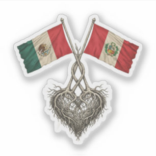 Mexikanisch-Peruanisch Aufkleber