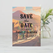 mexikanisch Save the Date Einladung (Stehend Vorderseite)