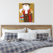 mexikanisch-südwestlich-texanischer Weihnachtsmann Leinwanddruck (Insitu (Schlafzimmer))