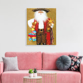 mexikanisch-südwestlich-texanischer Weihnachtsmann Leinwanddruck (Insitu (Wohnzimmer))