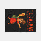 Mexikanisch Te Calmas O Te Calmo Spanische Mutter Fleecedecke (Vorderseite (Horizontal))