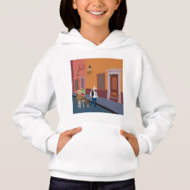 Mexikanisch und Esel in der Stadt Hoodie