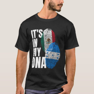 mexikanisch und honduranisch - Dna Mix Flag Herita T-Shirt