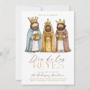 Mexikanische 3-Königs-Tag-Party Día De Los Reyes Einladung