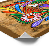 mexikanische Amate Bark Painting und Sweet Story Poster (Ecke)