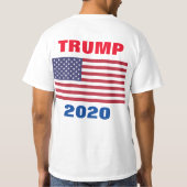 MEXIKANISCHE AMERIKANER FÜR TRUMP! T-Shirt (Rückseite)