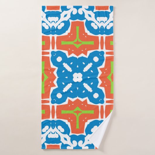 Mexikanische Antike Talavera ceramic. Seamless Badehandtuch (Badehandtuch)