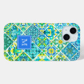 mexikanische Aqua Minze sizilianische mediterrane Case-Mate iPhone Hülle (Rückseite (Horizontal))