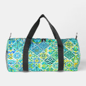 mexikanische Aqua Minze sizilianische mediterrane  Duffle Bag (Rückseite)