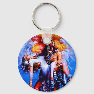 Mexikanische aztekische Legende Iztaccihuatl Schlüsselanhänger